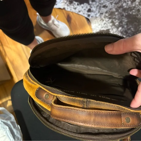 STS Ranchwear Tan and Teal Patterned Palomino Serape Backpack - Picture 3 of 6